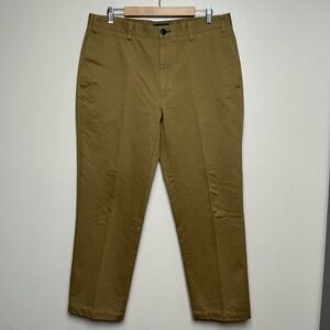 Orvis Chinos Men's Chino Pants 36x30 Style# 8K4Y Khaki 100% Cotton Twill